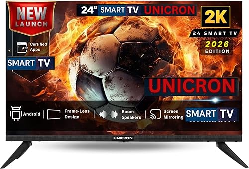60 cm (24 Inches) HD Ready Smart LED TV | Android Smart TV | 1GB RAM & 8GB ROM | Built-in Wi-Fi | HDMI & USB — 48% Off on Amazon