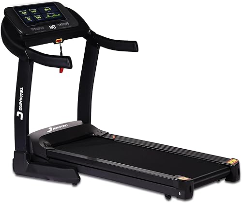 91-Durafit Vigor Pro 6 HP Peak BLDC Motorized Hydraulic Foldable Treadmill | 25 Level Auto Incline |18 Km/Hr Max Speed | Max User Weight 150 Kg | Bluetooth Speaker | Wynd app | Home use — 57% Off on Amazon