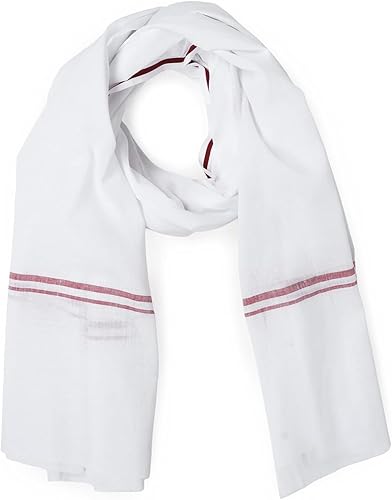 Akin Cotton Skin Friendly Summer Shrink Proof Bath Towel Pure Cotton Gamcha Soft 100% for Men and Boys,Super Absorbent, and Quick-Drying (1, White gamcha) — 63% Off on Amazon