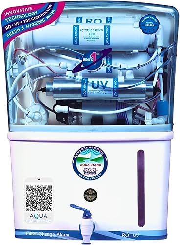 Aqua Grand RO Water Purifier for Home | 7 Stage RO+UV+UF+Copper | High TDS 2000 PPM Membrane | 12L Storage, 20 LPH | Fully Automatic — 47% Off on Amazon