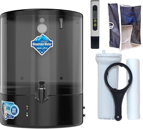 AquaUltra Dolphin RO+UV+UF+Copper Water Purifier for Home | 7-Stage | 9L Storage | ISI Certified | 12-15 LPH | Saves Water & Electricity | Digital TDS Meter & Body Cover Included — 79% Off on Amazon