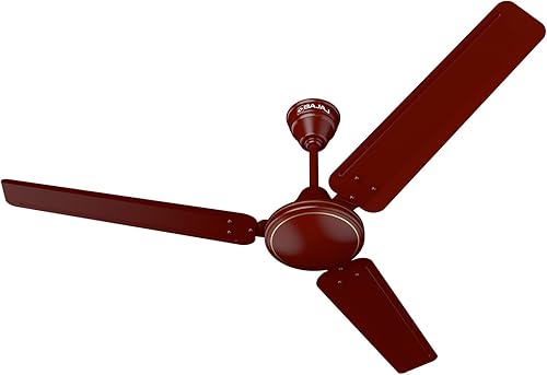 Bajaj Frore 1200 MM (48 inch) 1 Star Rated Ceiling Fans For Home | BEE Star Rated Energy Efficient Ceiling Fan | Rust Free Coating For Long Life | High Air Delivery | 2-Yr Warranty 【Brown】 — 58% Off on Amazon