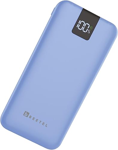Beetel Volte Series PB10 10000mAh Power Bank 22.5W Fast Charging | Triple Output QC3.0, PD3.0 & PPS | Pass Through Charging | Designed for Apple iPhone, Samsung, OnePlus and All Smartphones | Blue — 80% Off on Amazon