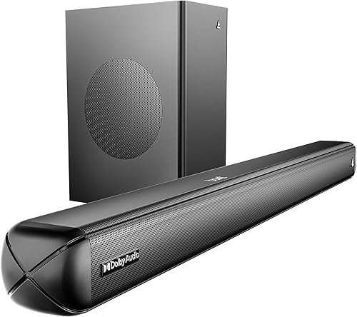 Boat Aavante 2.1 1600D / Orion Plus, Dolby Audio, 160W Signature Sound, 2.1CH Wired Subwoofer,Multiple Ports & EQ Modes, Bluetooth Sound bar, Home Theatre Soundbar Speaker (Premium Black) — 75% Off on Amazon