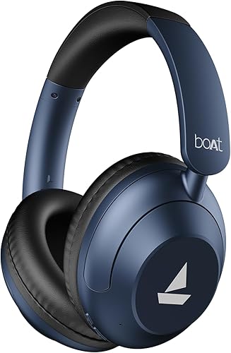 Boat Rockerz 650 Pro (2025 Launch),Touch/Swipe Controls,Dolby Audio,80Hrs Battery,2Mics Enx,Fast Charge,App Support,Dual Pair,Bluetooth Over Ear Headphones,Wireless Headphone with Mic (Starry Night) — 71% Off on Amazon