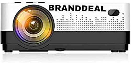 Brand Deal -200 inch Smart WiFi Android 9 Bluetooth 2K,4K Support Projector | 1080p | 4500Lm | 8 GB Internal,200 Inch Large Display with Miracast,HDMI/AV/VGA/USB/TV Input Portable Projector — 42% Off on Amazon
