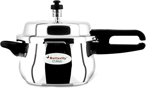 Butterfly Curve Stainless Steel Outer Lid Pressure Cooker, 3 Litre — 58% Off on Amazon