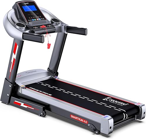 Cockatoo SmartRun 4.0 4HP Peak DC Motorized Treadmill for Home, With 3 Level Manual Incline, Max Speed 14 Km/Hr, Max User Weight 120Kg ,(DIY, Do It Yourself Installation) — 75% Off on Amazon