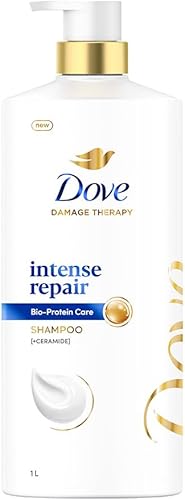 Dove Intense Repair Shampoo 1 L|| Repairs Dry and Damaged|| Strengthening Shampoo for Smooth & Strong Hair - Mild for Men & Women — 40% Off on Amazon