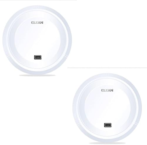 Drumstone [𝐁𝐔𝐘 𝟏 𝐆𝐄𝐓 𝟏 𝐅𝐑𝐄𝐄] Rechargeable Smart Robot Vacuum Cleaner | Efficient Floor Cleaning Solution for Homes | Compact White Design Ideal for Daily Use and as a Gift — 56% Off on Amazon