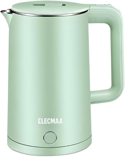 Electric Kettle 1.2 Litre | Stainless Steel Inner | Auto Shut-Off & Boil-Dry Protection | Fast Boiling Water Kettle for Tea, Coffee & Instant Noodles | Mint Green — 55% Off on Amazon