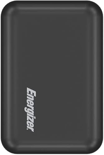 Energizer UE10045 10000mAh, Lithium Polymer Portable Power Bank with 2 Output Ports,Over Charging Protection,10W Fast Charging-Black — 75% Off on Amazon