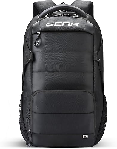 Gear Aspire 19”/30L Large Water Resistant Laptop Backpack | Casual Backpack | Daypack | Travel Backpack | College Bag For Men/Women (Black) — 66% Off on Amazon
