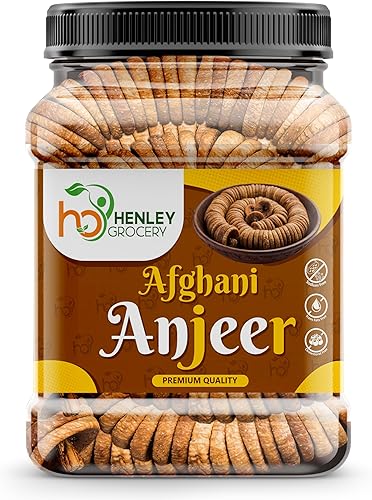 HENLEY GROCERY Premium Dried Afghani Anjeer I Healthy Dry Fruit Dried Figs | Figs Dry Fruits Anjir Dry Fruits Anjeer Big and Soft (500g) — 72% Off on Amazon