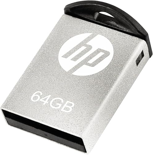 HP v222w 64GB USB 2.0 Pen Drive, Metal Silver — 39% Off on Amazon