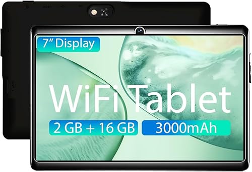 IKALL N7 Pro - 7inch WiFi Tablet, 2GB RAM 16GB Storage, 2MP Rear Camera, Android 8.0, Quad-Core Processor & 3000mAh Battery (Black) — 40% Off on Amazon