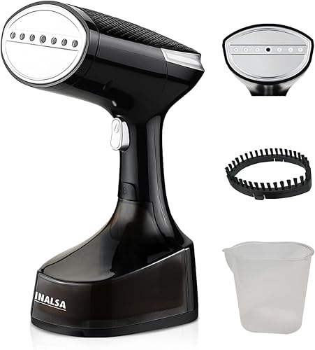 INALSA Steamer for Ironing Clothes - 1600W Handheld Garment Steamer - 25g/min High Steam, Fast Heat-Up time, 340 ml Tank, Vertical & Horizontal Steam Iron for Clothes, Garment Steamer (Cosicosy) — 58% Off on Amazon