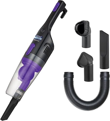 KENT Duster Vacuum Cleaner 600 W with HEPA Filter and Cyclone 5 Technology | Bagless Design | High Suction Power >16 Kpa | Ideal for Curtain,Carpet,Sofa and Car | Purple & Black — 37% Off on Amazon