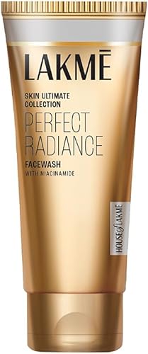 Lakme Perfect Radiance Brightening Facewash with 98% Pure Niacinamide Complex | For Glowing Skin with Glycerin | Known to Reduce Pigmentation | 100gm — 40% Off on Amazon