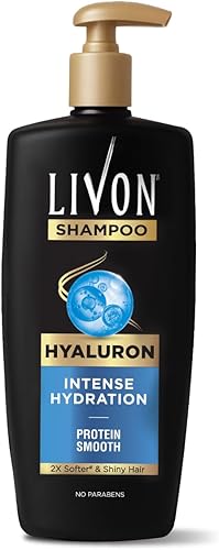 Livon Hyaluron Shampoo for Women & Men | Hydrates Dry & Dull Hair | 2x Soft & Shiny Hair | No Parabens | 650ml — 66% Off on Amazon