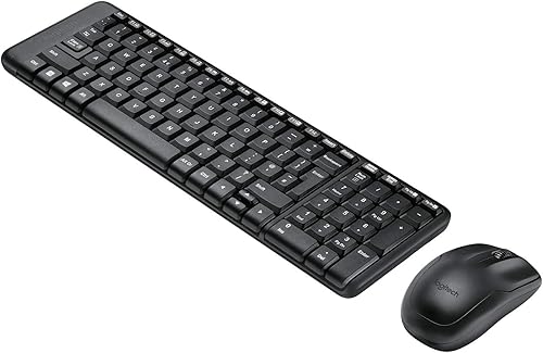 Logitech MK215 Wireless Keyboard and Mouse Combo for Windows, 2.4 GHz Wireless, Compact Design, 2-Year Battery Life(Keyboard),5 Month Battery Life(Mouse) PC/Laptop- Black — 31% Off on Amazon
