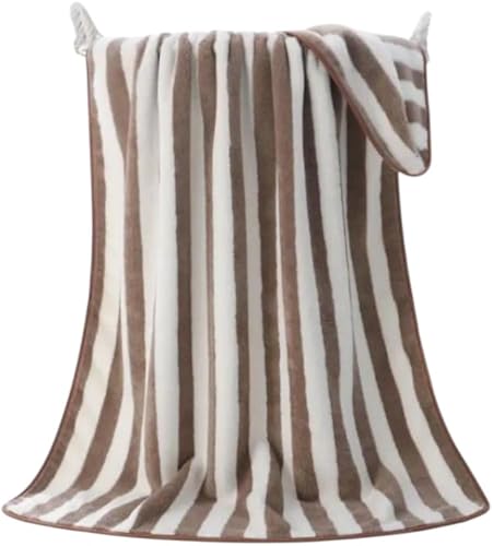 Microfiber Bath Towel, 70 x 140 cm, Striped Designs, Quick Dry with Hook 400 GSM (Any Random Color) — 53% Off on Amazon
