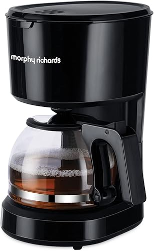 Morphy Richards Europa Drip Espresso Coffee Machine|600W Drip Coffee Maker|6-Cups Capacity|Anti-Drip Function|Dry Heat Protection|Warming Plate|2 Years Product Warranty|Black — 48% Off on Amazon