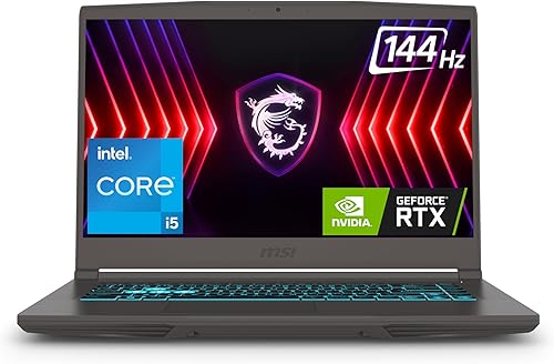 MSI Thin 15, Intel 13th Gen. Core i5-13420H, 40CM FHD 144Hz Gaming Laptop(16GB/512GB NVMe SSD/Windows 11 Home/NVIDIA GeForce RTX 3050,GDDR6 4GB/Cosmos Gray/1.86Kg), B13UC-1805IN — 24% Off on Amazon