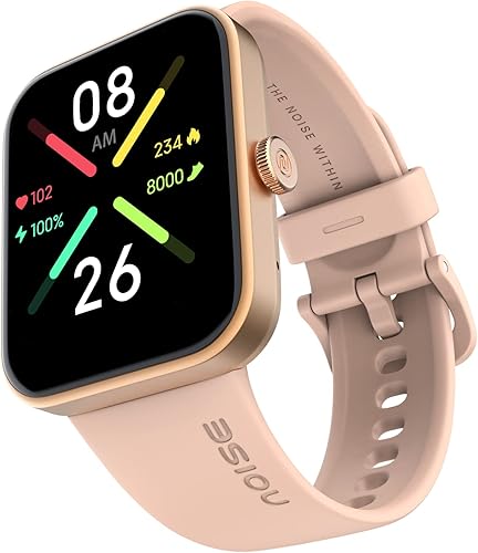 Noise Pulse Go Buzz Smart Watch with Advanced Bluetooth Calling, 1.69 inch TFT Display, SpO2, 100 Sports Mode with Auto Detection, Upto 7 Days Battery (2 Days with Heavy Calling) - Rose Pink — 74% Off on Amazon