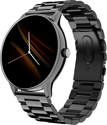 Noise Twist Go Round dial Smartwatch with BT Calling, 1.39 inch Display, Metal Build, 100+ Watch Faces, IP68, Sleep Tracking, 100+ Sports Modes, 24/7 Heart Rate Monitoring (Elite Black) — 68% Off on Amazon