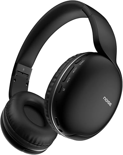 Noise Two Wireless On Ear Headphones with 50 Hours Playtime, Low Latency(up to 45ms), 4 Play Modes, Dual Pairing, BT v5.3 (Bold Black) — 70% Off on Amazon