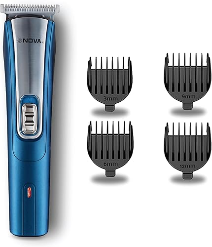 Nova Men Nht 1042 Usb Battery Powered Trimmer 60 Min Runtime 5 Length Settings (Blue) — 51% Off on Amazon
