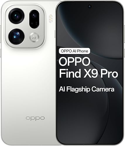 Oppo Find X9 Pro 5G (Silk White, 16GB RAM, 512GB Storage) with No Cost EMI/Additional Exchange Offers — 21% Off on Amazon