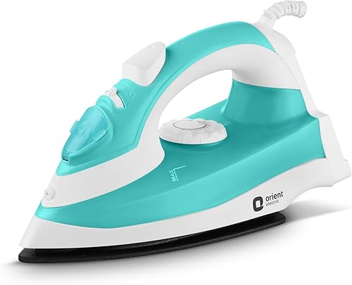 Orient Electric 1440 W Steam iron | Non-stick Weilburger double coating| Powerful 15 gm/min Steam Output | Continuous Steaming | ISI certified | 2-year warranty by Orient — 43% Off on Amazon