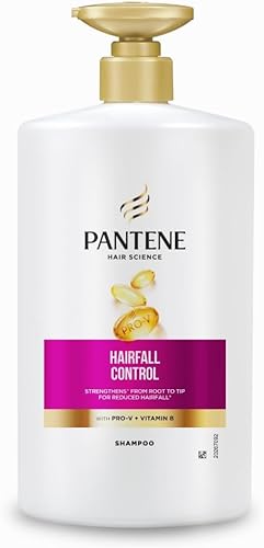 Pantene Hair Fall Control Shampoo for Weak, Dry and Frizzy Hair, With Pro V + Vitamin B, 1 Ltr — 21% Off on Amazon