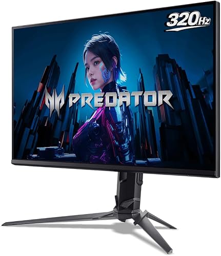 Predator XB253Q F3 24.5 Inch IPS FHD Gaming Monitor | 320Hz Refresh | 1 ms VRB | FreeSync Premium | sRGB 99%, HDR10 | ErgoStand Tilt/Swivel/Height | 2×HDMI 2.0 + DP 1.4 | Eye Care | Dual Speakers — 35% Off on Amazon