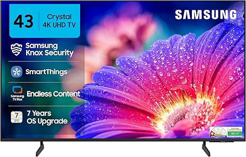 Samsung 108 cm (43 inches) Crystal 4K Vista Ultra HD Smart LED TV UA43UE81AFULXL — 33% Off on Amazon