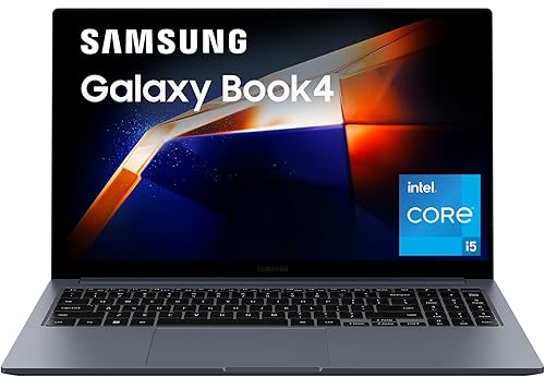 Samsung Galaxy Book4 (Gray, 16GB RAM, 512GB SSD) | 15.6 inch Full HD Screen | Intel Core i5 1335U Processor | Windows 11 Home | MS Office 2021 | Fingerprint Reader | Intel Iris XE Graphics | RJ45 LAN Port — 31% Off on Amazon
