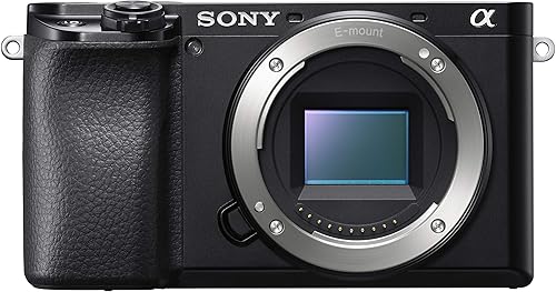 Sony Alpha ILCE 6100 24.2 MP Mirrorless Digital SLR Camera Body only | APS-C Sensor | Fast Auto Focus, Real-time Eye AF, Real-time Tracking | 4K Vlogging Camera - Black — 20% Off on Amazon
