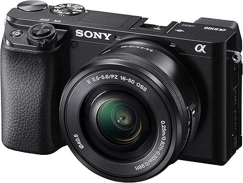 Sony Alpha ILCE 6100L 24.2 MP Mirrorless Digital SLR Camera with 16-50 mm Power Zoom Lens | APS-C Sensor | Fast Auto Focus,Real-time Eye AF,Real-time Tracking | 4K Vlogging Camera - Black — 18% Off on Amazon