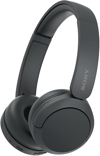 Sony WH-CH520 Wireless Bluetooth Headphones On Ear with Mic, Up to 50Hrs Battery, Quick Charge, DSEE Upscale, Multipoint Connectivity, Voice Assistant, Customized EQ-Black — 32% Off on Amazon