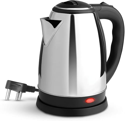 Stainless Steel Electric Kettle 2L | 10-Year Warranty | Auto Cut-Off & Dry Boil Protection | Cool Touch Handle | Premium Design | 1500 Watt | Tea, Coffee & Multipurpose Use — 38% Off on Amazon