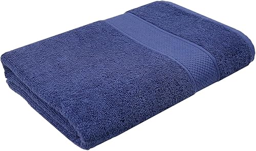 TRIDENT 100% Cotton Towels for Bath | Towels for Bath Large Size Bath Towel - Soft & Absorbent | 450 GSM | 1 Piece Bath Towel for Men/Women | Urban Comfort | 70 cms x 140 cms - New Navy — 65% Off on Amazon