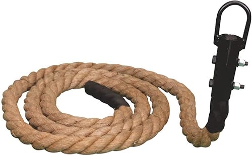 UPHILL® Sporting Jute Climbing Rope 12 ft 36 mm Thickness | Iron Handle u Shape Hook Rope Best Home Gym Equipment (12 Ft) — 51% Off on Amazon