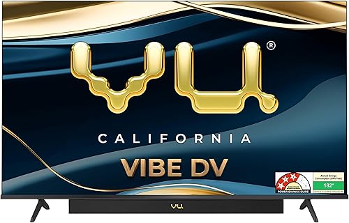 Vu 139cm (55 inches) Vibe Series 4K QLED Smart Google TV 55VIBE-DV — 43% Off on Amazon