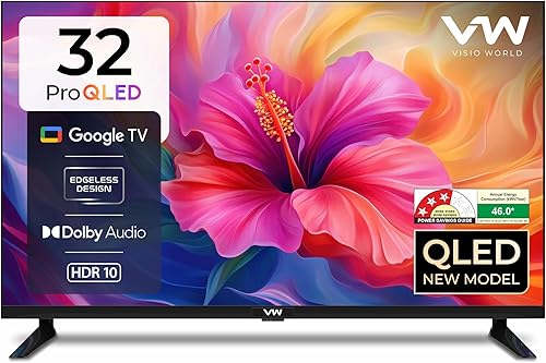 VW 80 cm (32 inches) Pro Series HD Ready Smart QLED Google TV VW32GQ1 — 59% Off on Amazon