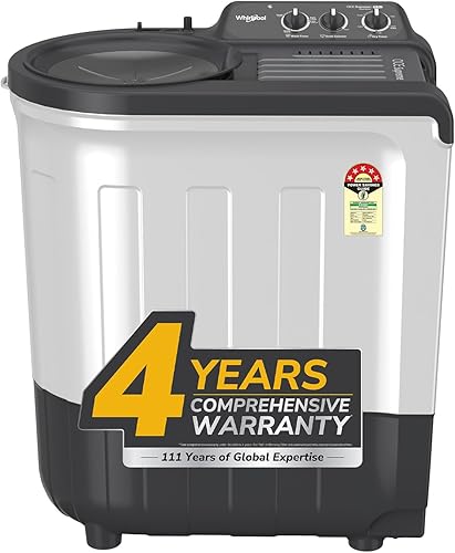Whirlpool 6.5 Kg 5 Star Magic Clean Semi-Automatic Top Loading Washing Machine (MAGIC CLEAN 6.5 GREY, 4 Year Comprehensive Warranty, 1400 RPM Motor, 5 Year Motor Warranty) — 31% Off on Amazon
