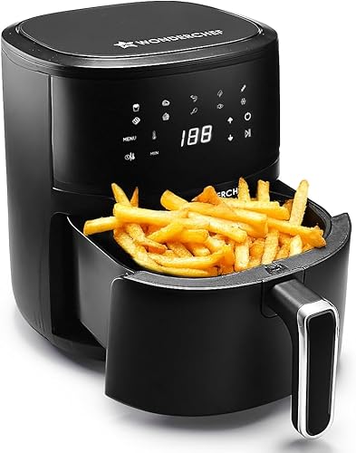 Wonderchef Neo Pro Digital Air Fryer | 4.5L | 1450W | Rapid Air Technology | 10 Pre-Set Functions | Temperature and Time Control | Automatic Shut-Off | Compact Design | 2-Year Warranty — 54% Off on Amazon