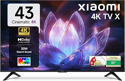 Xiaomi 108 cm (43 inch) X Ultra HD 4K Smart Google LED TV L43MB-AIN — 40% Off on Amazon