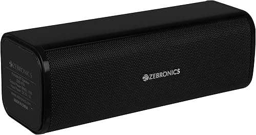 Zebronics ZEB-VITA Wireless Bluetooth 10W Portable Bar Speaker With Supporting USB, SD Card, AUX, FM, TWS & Call Function (Black) — 65% Off on Amazon